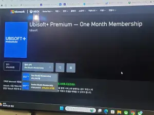 유비소프트+프리리엄 1년구독