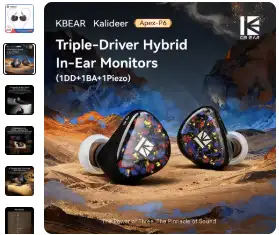 [이어폰] [7월] KBear Kalideer Apex-P6 외