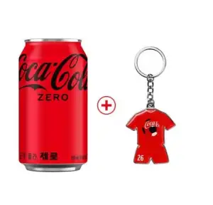 코카콜라제로 350ml * 24입+월드컵 유니폼 키링_M