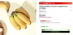 베트남 고산지 바나나 4kg내외