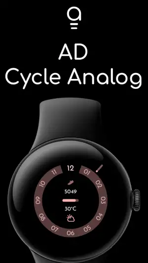 갤워치 워치페이스 AD Cycle Analog 등 2종