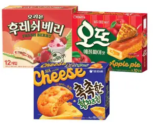 촉촉한황치즈칩+오뜨 애플파이+후레쉬베리