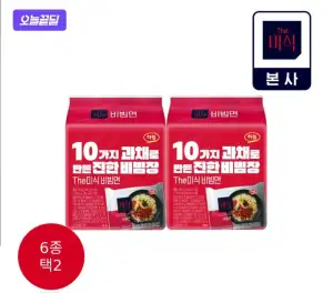 더미식 비빔면 138g X 12봉