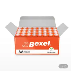 벡셀 더뉴 알카라인 AA건전지 40개입