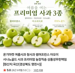 썸머프린스 청사과 로얄과 1.3kg