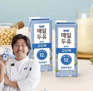 고단백 검은콩두유, 플레인두유, 소화가 잘되는 우유, 아몬드브리즈 등