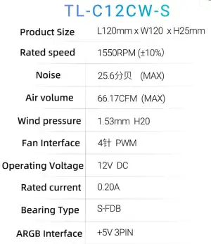 [알리] Thermalright TL-C12CW-S  (3팩묶음)<코인샵>