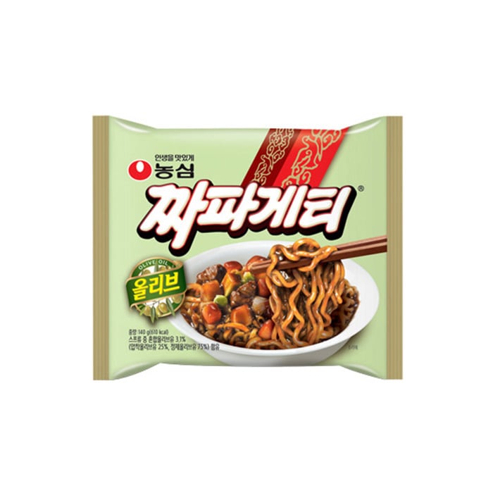 Nongshim Olive Chapagetti, 140g, 20 miếng