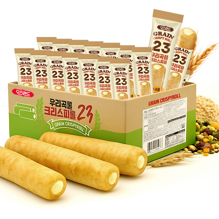 Cuộn giòn ngũ cốc Hàn Quốc Ozland 23 hạt, 660g, 1 hộp