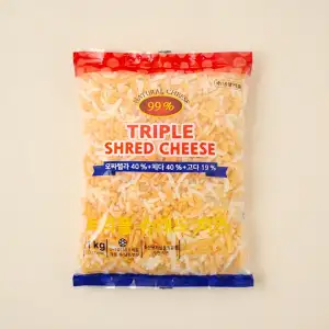 이스트밸리 트리플 슈레드 치즈, 1kg, 1개