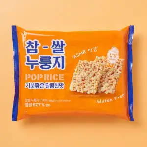 찹쌀 누룽지, 스위트맛, 288g, 4개
