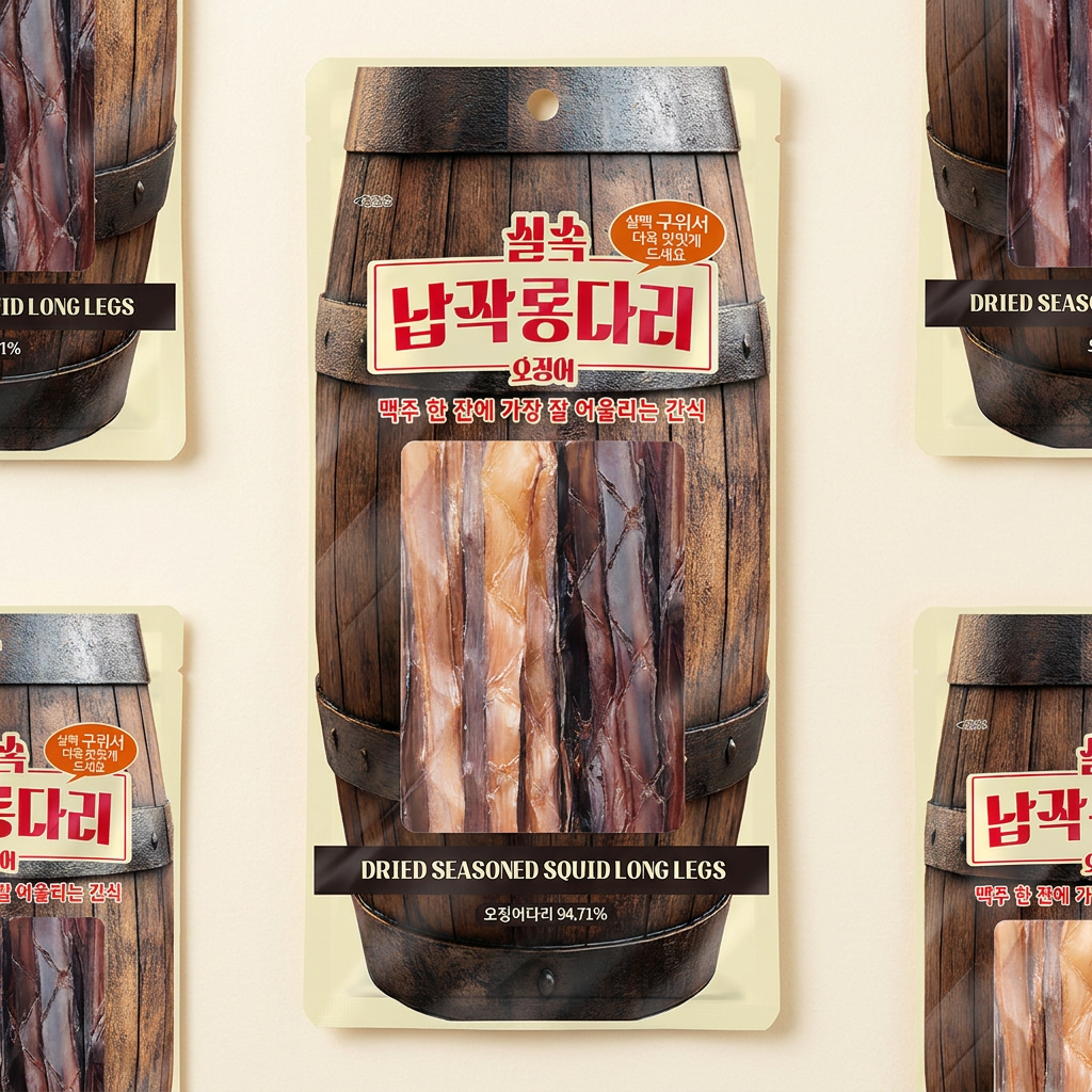 Mực dài dẹt đáng kể, 18g, 10 miếng
