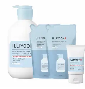 일리윤 세라마이드아토6.0탑투토워시 1000ml+리필 500ml 2개 +아토 로션 50ml 1개