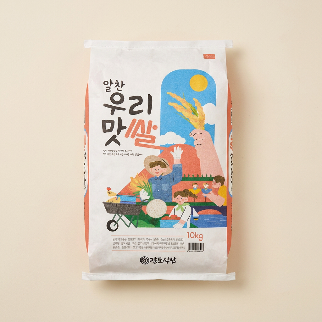 Gạo Hàn Quốc nguyên chất, loại cao cấp, 10kg, 1 gói
