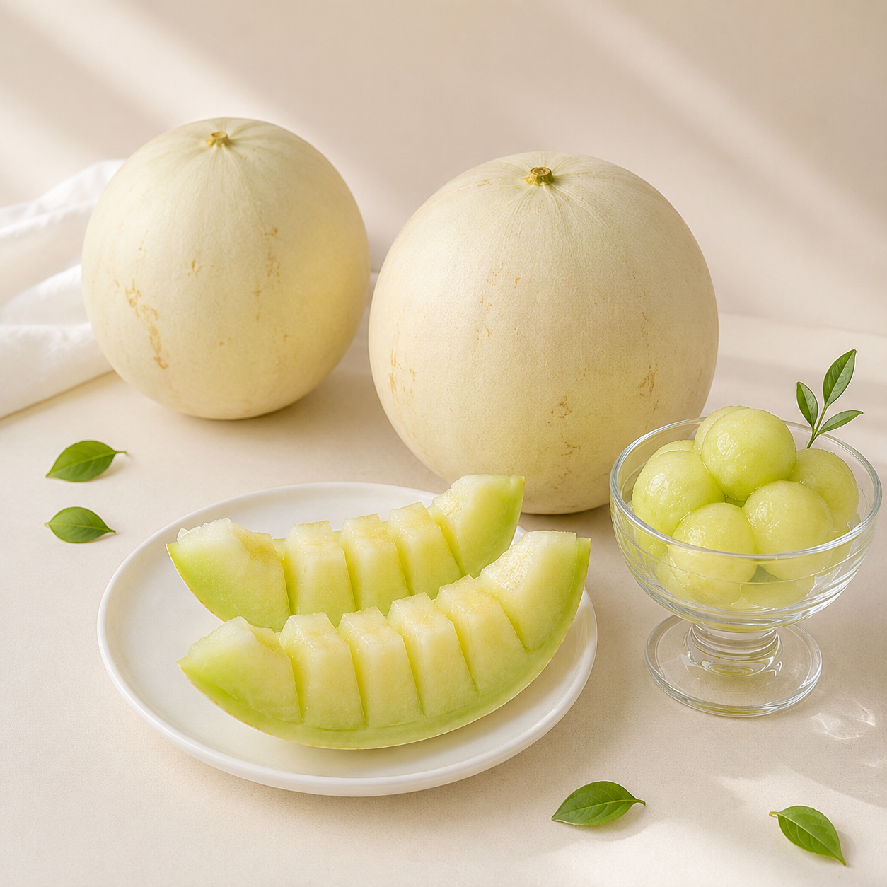 Dưa mật ong, 2 miếng, 2,2kg, 1 hộp