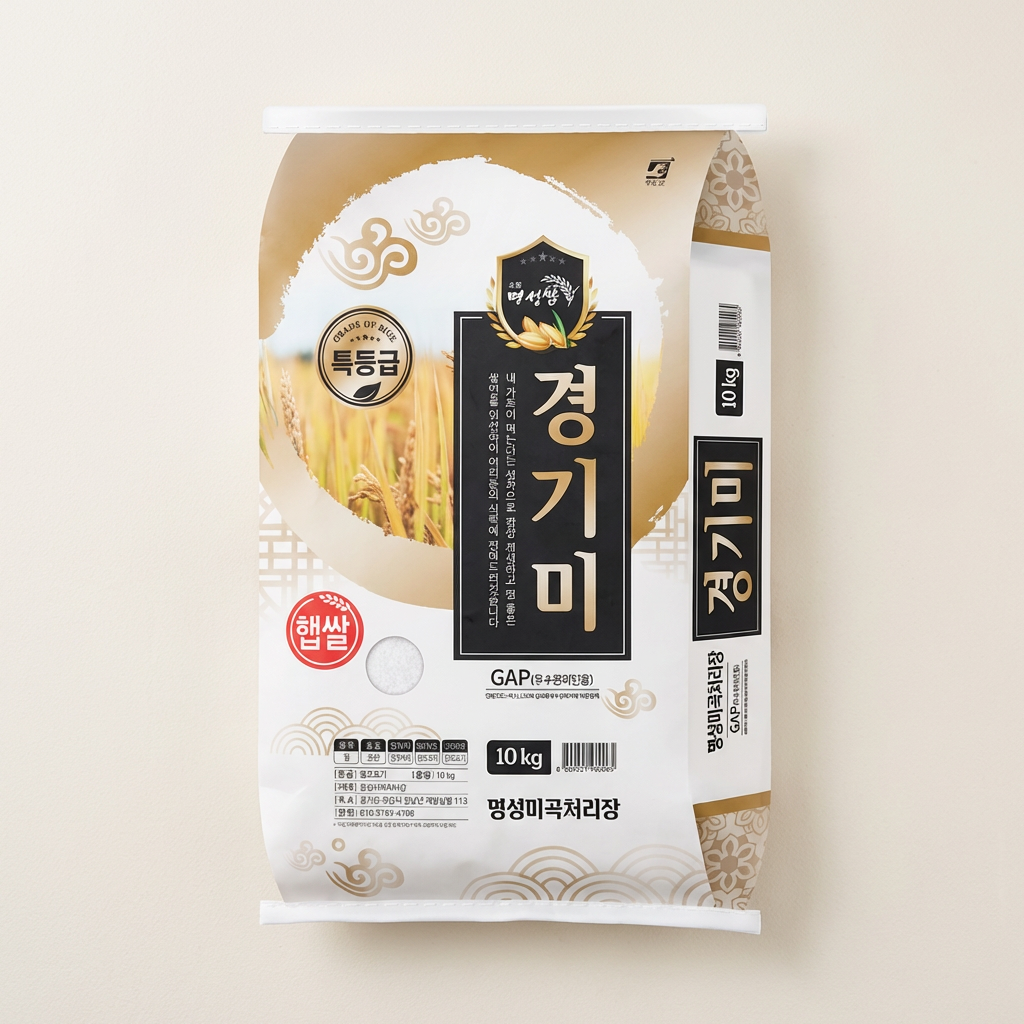 Gạo mới Myeongseong Gạo Kyunggi, loại đặc biệt, 10kg, 1 miếng