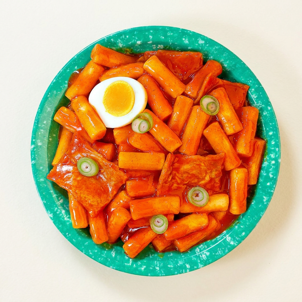 Matpam, Sebagja Tteokbokki, 500g, 1 miếng + Old Goeul Sundae, 400g, 1