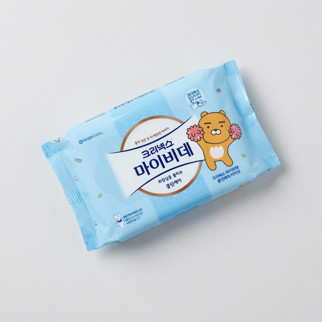 Khăn lau nhà vệ sinh Kleenex My Bidet Clean Care, có thể nạp lại, 40 tờ, 16 gói