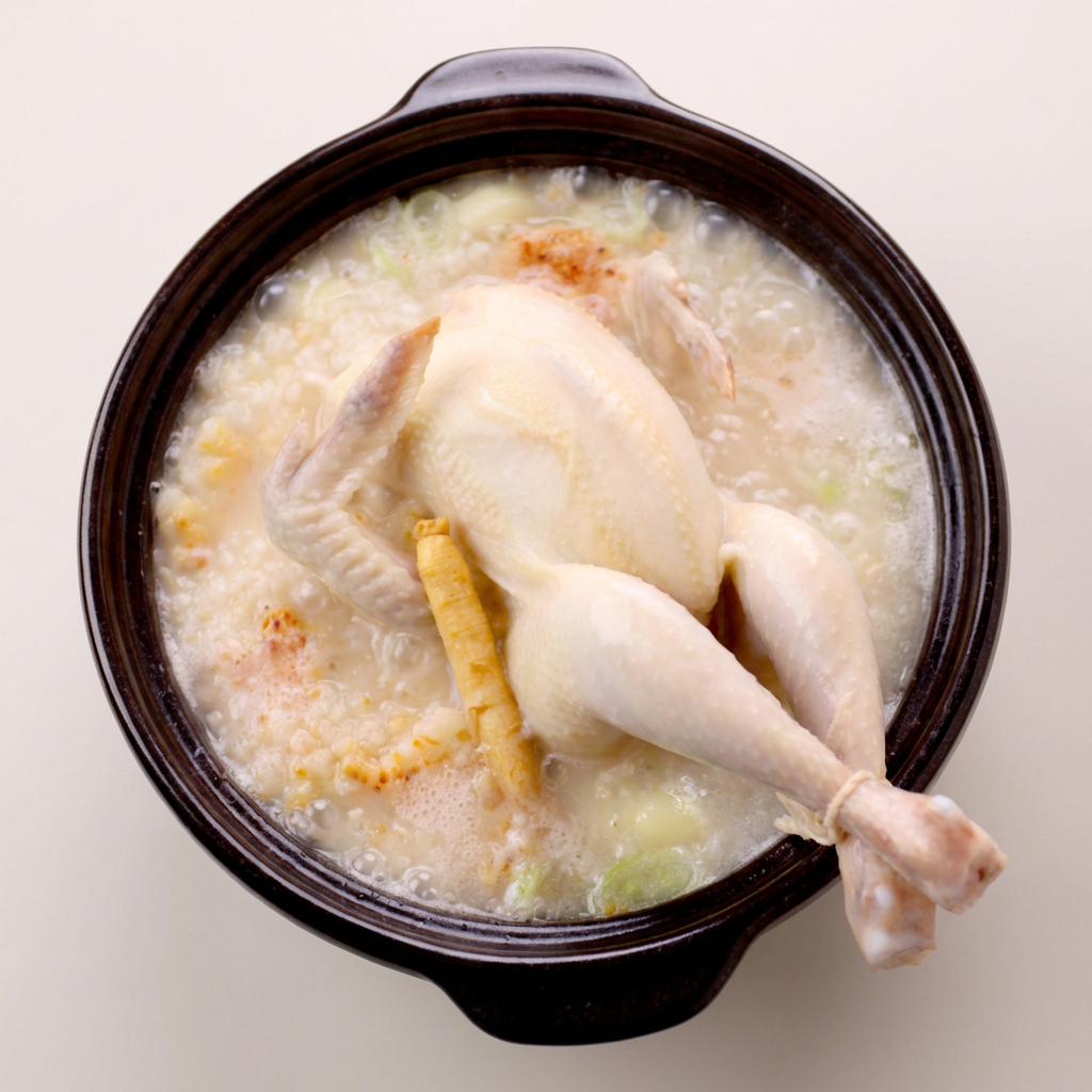 Cauldron Nurungji Young Gye White Luộc, 800g, 4 miếng