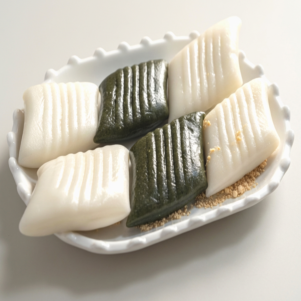 Bộ ngải cứu không cứng Poongyeon + cơm trắng cắt lát, 50g, 20 miếng