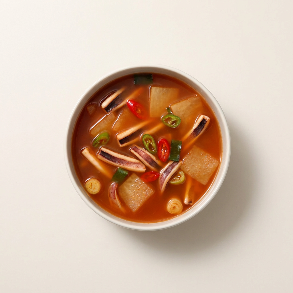 Súp củ cải mực Gyodong, 500g, 3 gói