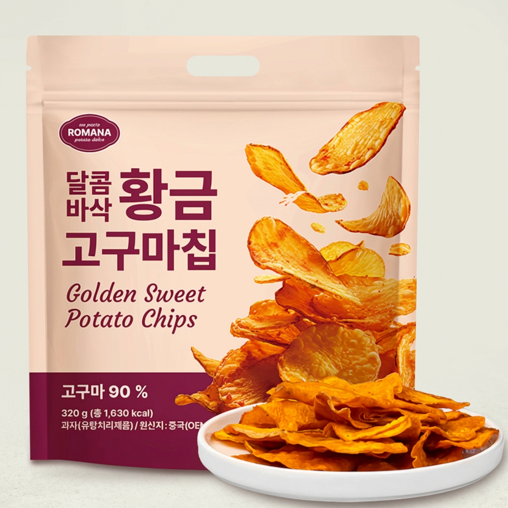 Khoai tây chiên vàng giòn ngọt Romana, 320g, 4 miếng