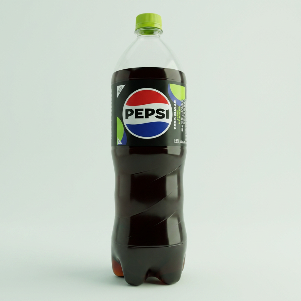 Pepsi Cola Zero Sugar Sử dụng thương mại, Hương chanh, 1,25L, 12 miếng
