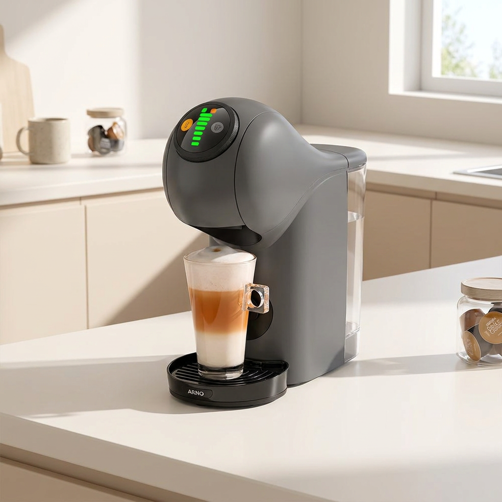 Reaper, Máy pha cà phê viên nang cơ bản Dolce Gusto Genio S, 2 hộp viên nang, kèm quà tặng miễn phí, than chì, 1