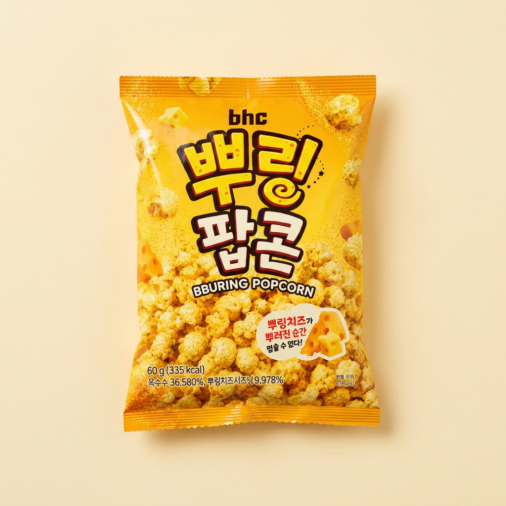 Bhc rót bỏng ngô, 60g, 12 miếng