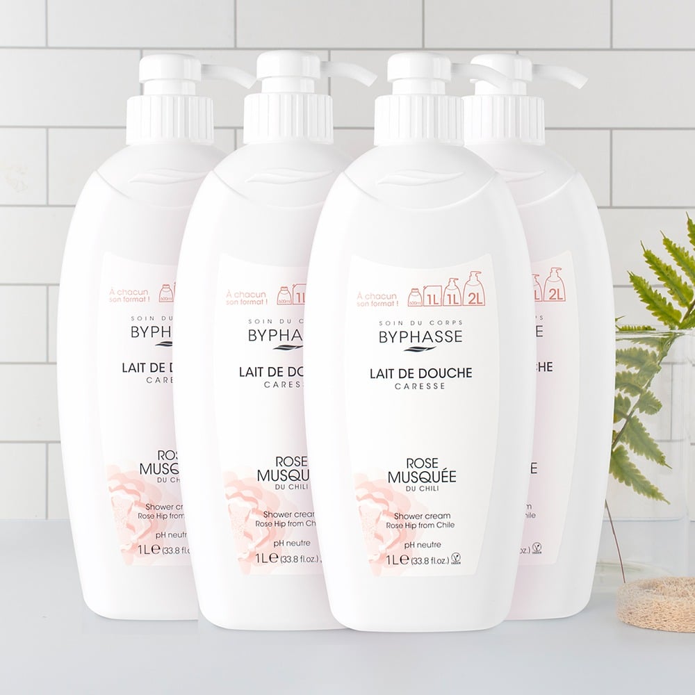 Bypasse Body Wash Rosehip, 1L, 4 miếng